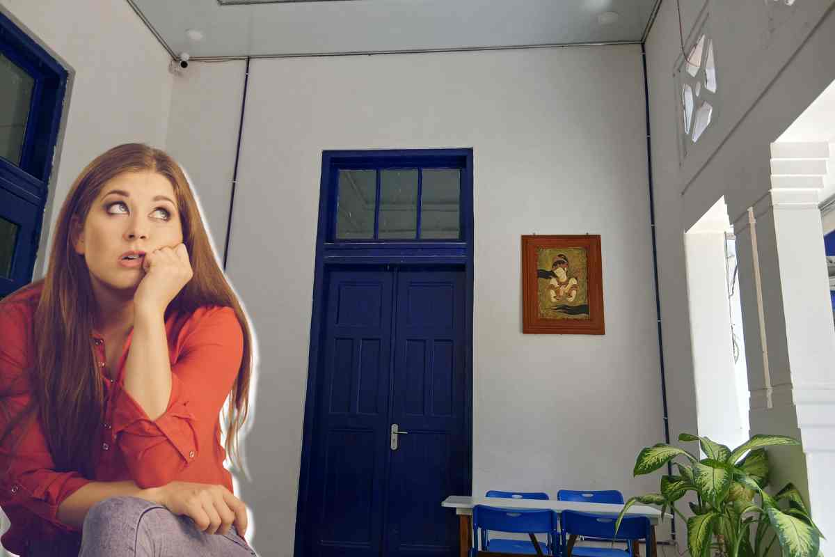 ingresso di casa anonimo