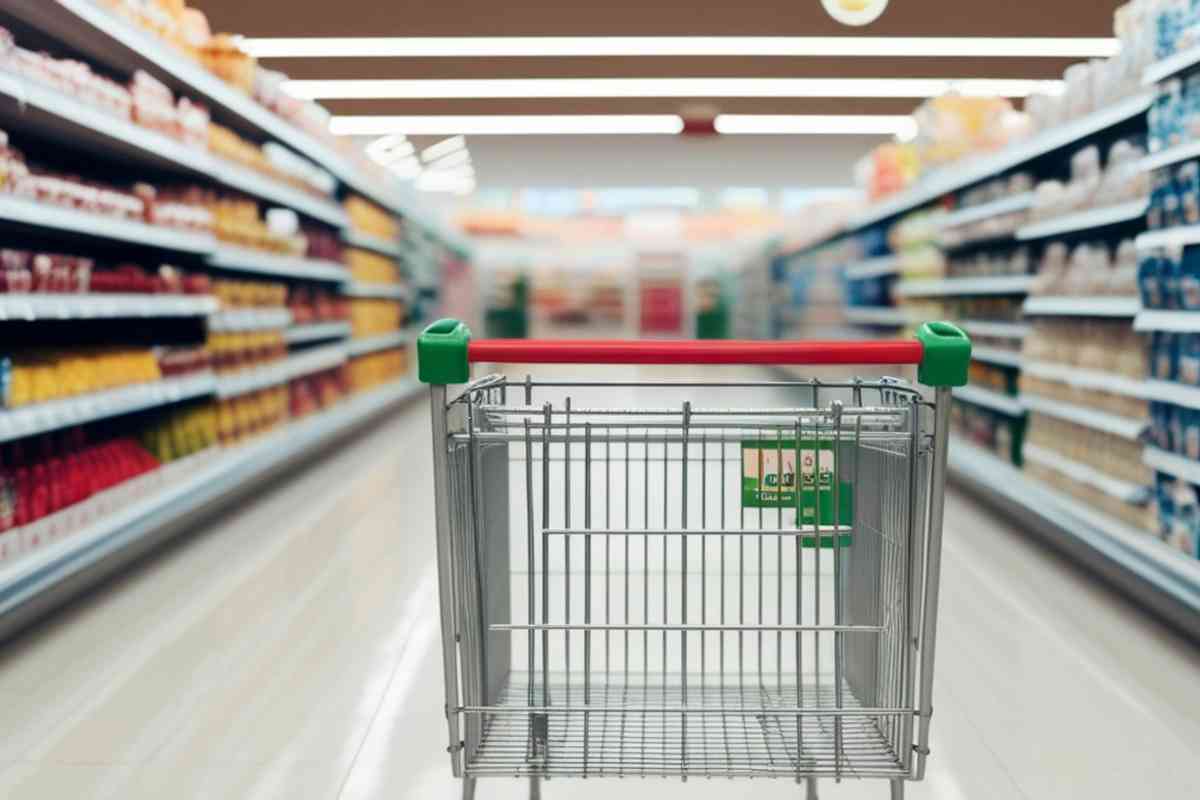 carrello al supermercato