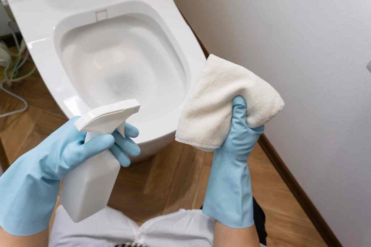 pulizia del wc